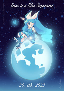 Luna. Blue Supermoon (2023, August 30)