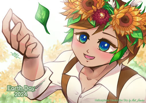 Earth. Earth Day (2024. 22 April. Birthday Art)