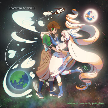 Earth x Moon. Artemis II Tribute (2026, April 1-10)