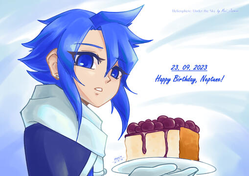 Neptune. Official Planet Discovery (2023. 23 September. Birthday Art)